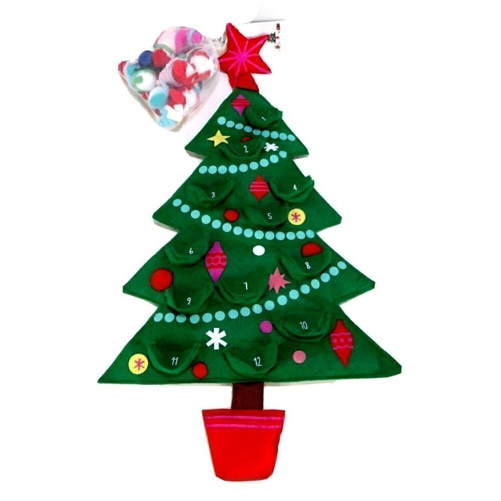 WONDERSHOP Target Christmas tree countdown calendar wall hanging approx 32" NEW!